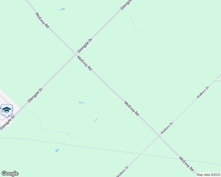map of restaurants, bars, coffee shops, grocery stores, and more near 24562 McEvoy Road in Strathroy