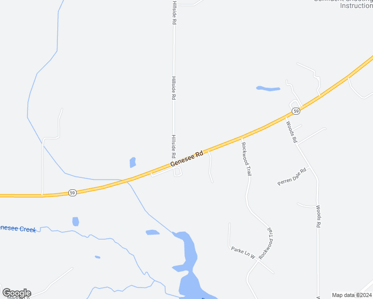 map of restaurants, bars, coffee shops, grocery stores, and more near S40W28027 Wisconsin 59 in Waukesha