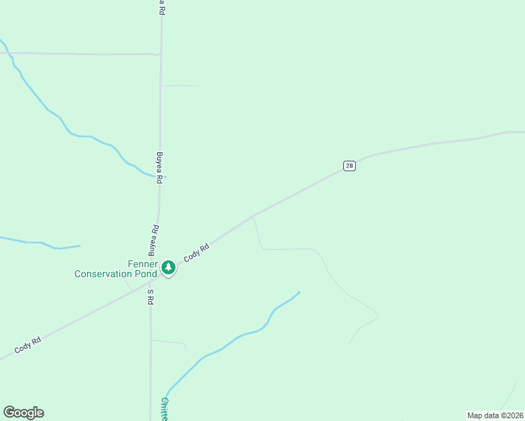 map of restaurants, bars, coffee shops, grocery stores, and more near Cody Road in Madison County