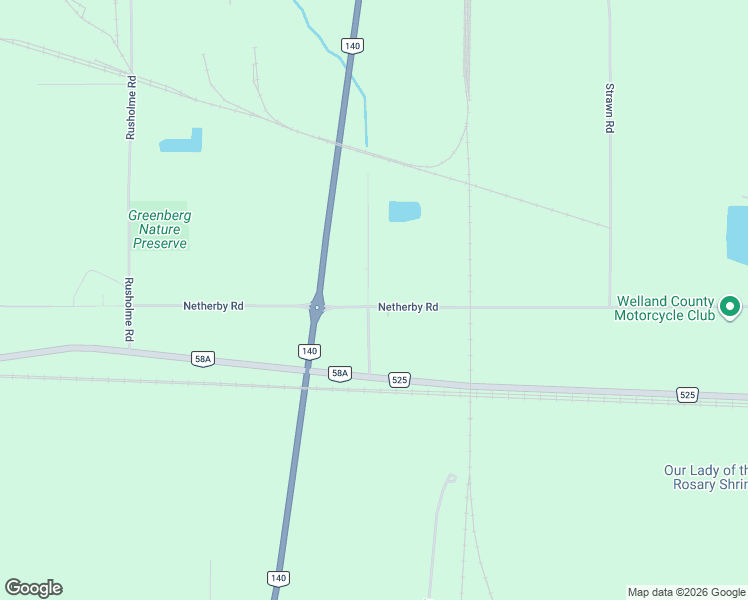 map of restaurants, bars, coffee shops, grocery stores, and more near 306 Netherby Road in Welland