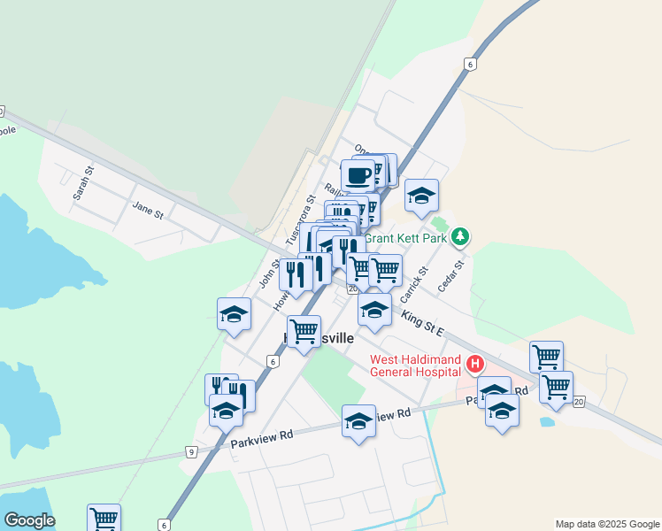 9 Main Street North, Hagersville ON Walk Score