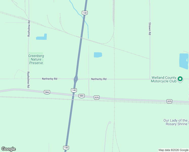 map of restaurants, bars, coffee shops, grocery stores, and more near 306 Netherby Road in Welland