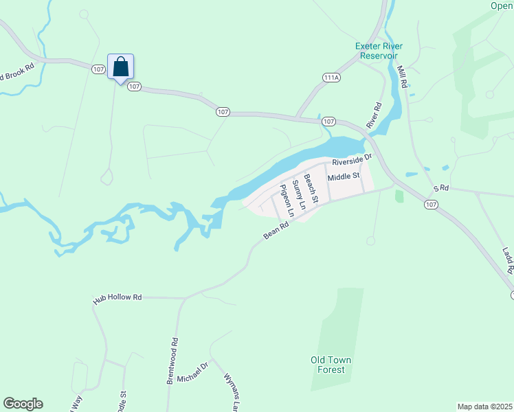 map of restaurants, bars, coffee shops, grocery stores, and more near 78 Riverside Drive in Fremont