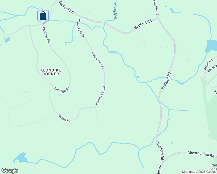 map of restaurants, bars, coffee shops, grocery stores, and more near 89 Indian Falls Road in New Boston