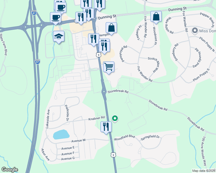 map of restaurants, bars, coffee shops, grocery stores, and more near 2409 Route 9 in Mechanicville