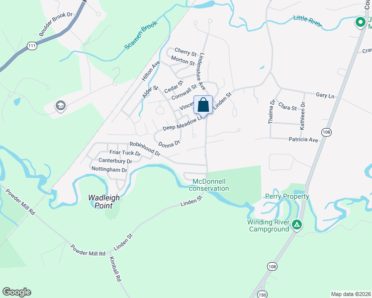 map of restaurants, bars, coffee shops, grocery stores, and more near 6 Dow Street in Exeter