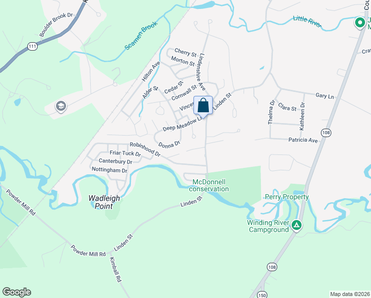 map of restaurants, bars, coffee shops, grocery stores, and more near 6 Dow Street in Exeter