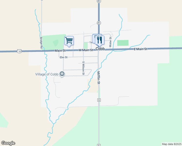 map of restaurants, bars, coffee shops, grocery stores, and more near 209 Benson Avenue in Cobb