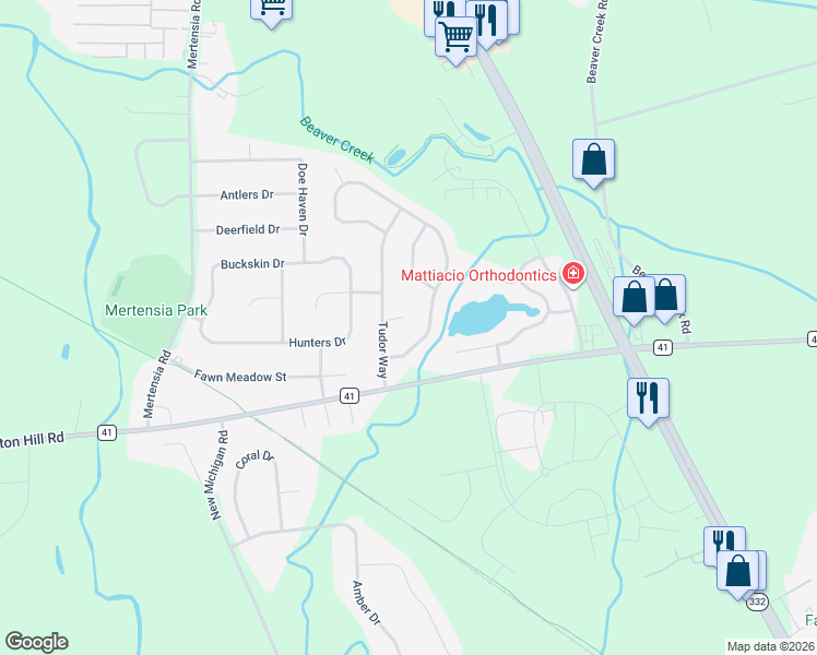 map of restaurants, bars, coffee shops, grocery stores, and more near 6089 Stuart Cir in Farmington