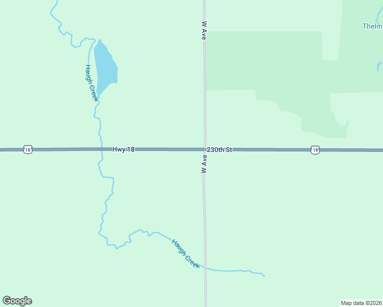map of restaurants, bars, coffee shops, grocery stores, and more near 22975-22999 W Avenue in Hawkeye