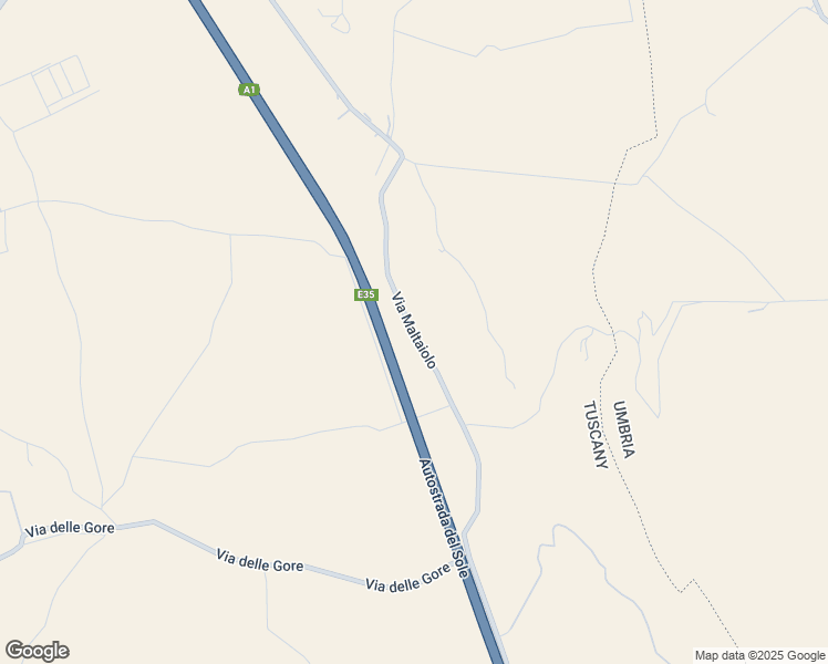 map of restaurants, bars, coffee shops, grocery stores, and more near Via Maltaiolo in Provincia di Siena