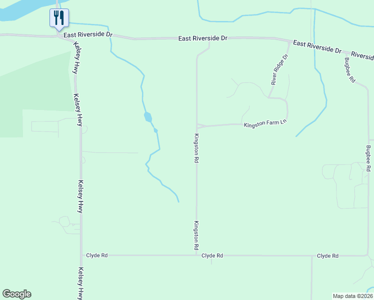 map of restaurants, bars, coffee shops, grocery stores, and more near 1432-1998 Kingston Road in Ionia