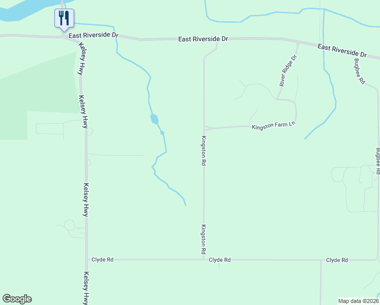 map of restaurants, bars, coffee shops, grocery stores, and more near 1432-1998 Kingston Road in Ionia