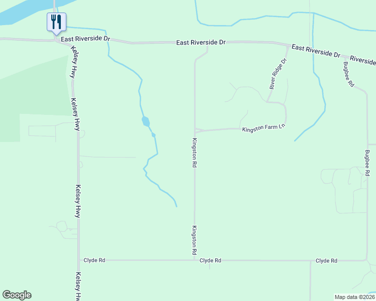 map of restaurants, bars, coffee shops, grocery stores, and more near 1432-1998 Kingston Road in Ionia