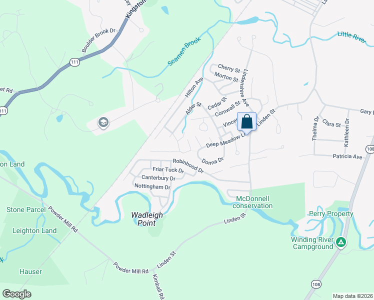 map of restaurants, bars, coffee shops, grocery stores, and more near 7 Peach Street in Exeter