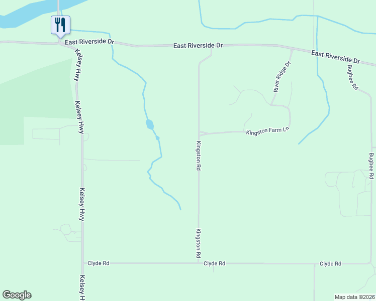 map of restaurants, bars, coffee shops, grocery stores, and more near 1650 Kingston Road in Ionia