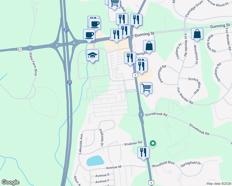 map of restaurants, bars, coffee shops, grocery stores, and more near 1 Landau Boulevard in Malta