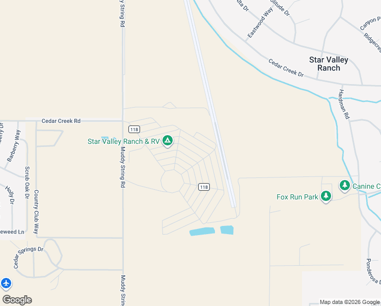 map of restaurants, bars, coffee shops, grocery stores, and more near 136 Whiffle Tree Drive in Thayne