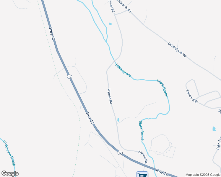 map of restaurants, bars, coffee shops, grocery stores, and more near 71 Wyman Way in Keene