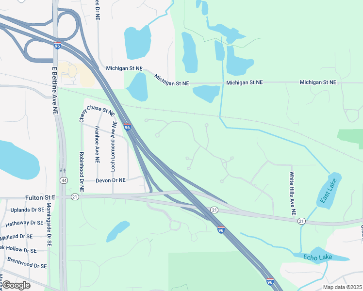 map of restaurants, bars, coffee shops, grocery stores, and more near 3734 Bridgehampton Drive Northeast in Grand Rapids