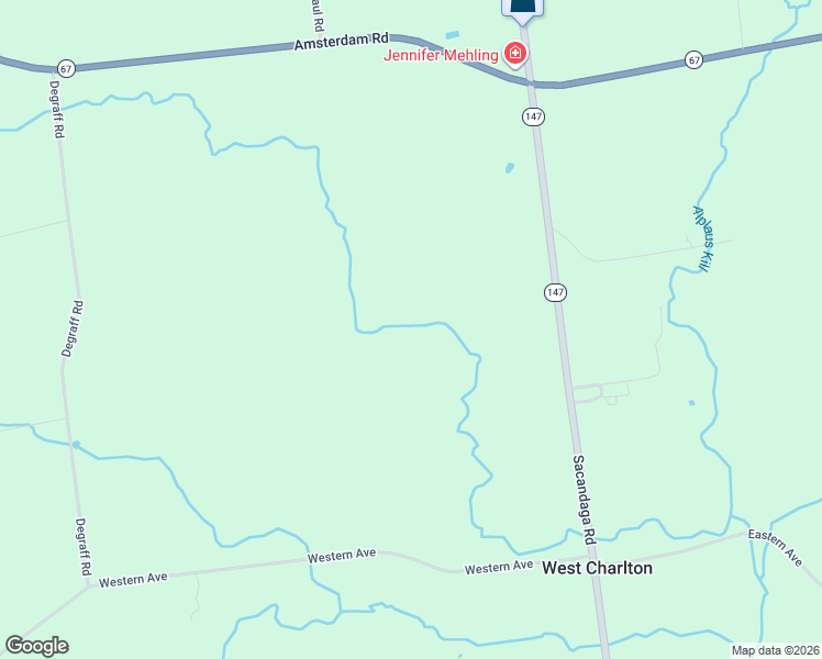 map of restaurants, bars, coffee shops, grocery stores, and more near 1307 New York 147 in Amsterdam