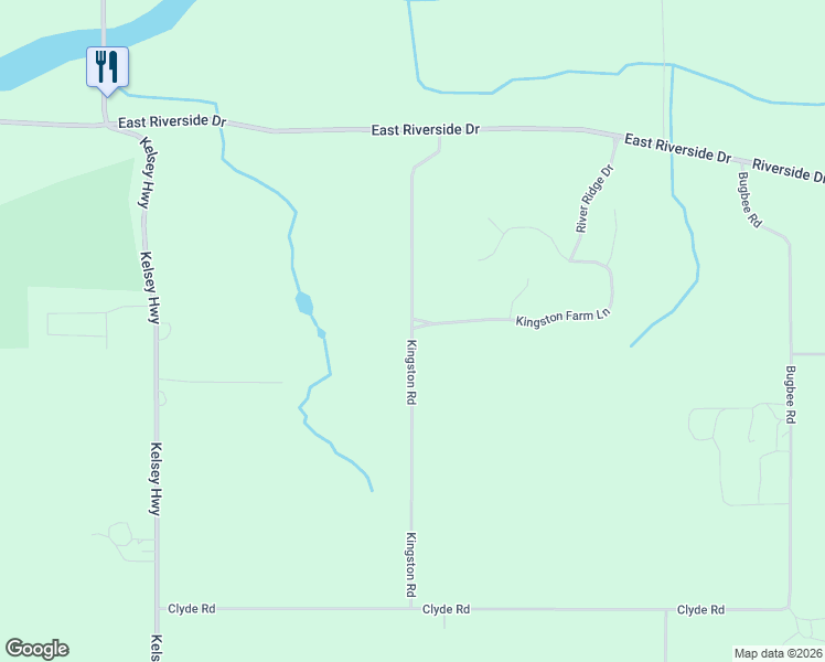 map of restaurants, bars, coffee shops, grocery stores, and more near 1432 Kingston Road in Ionia
