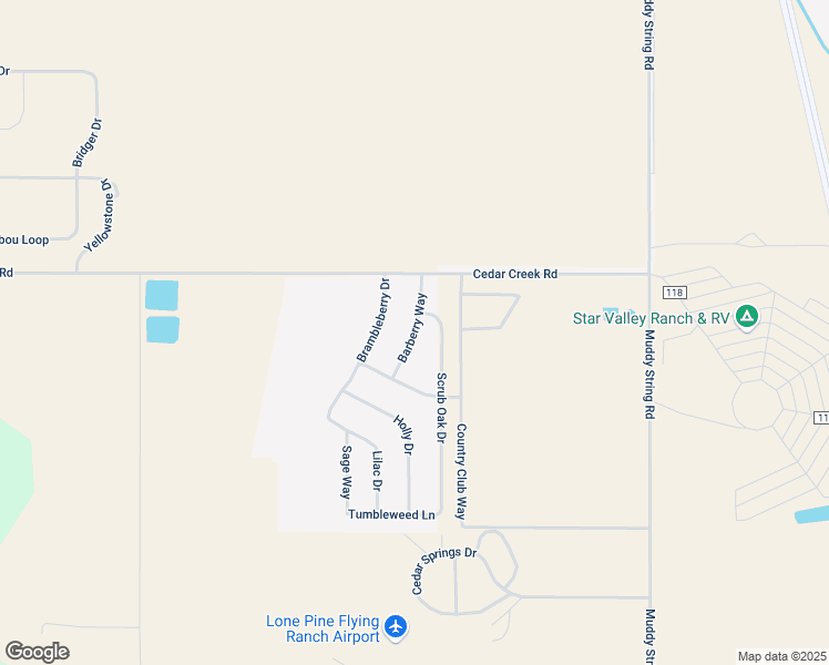 map of restaurants, bars, coffee shops, grocery stores, and more near Barberry Way in Star Valley Ranch