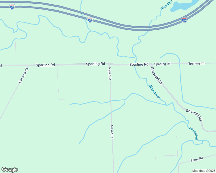 map of restaurants, bars, coffee shops, grocery stores, and more near 2140 Mayer Road in Smiths Creek
