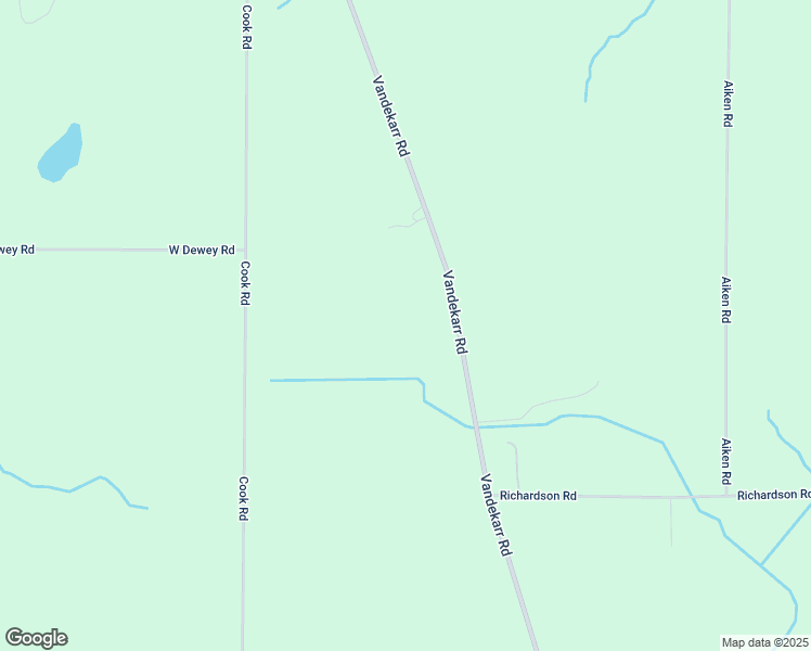map of restaurants, bars, coffee shops, grocery stores, and more near 2086-2200 Vandecarr Road in Owosso