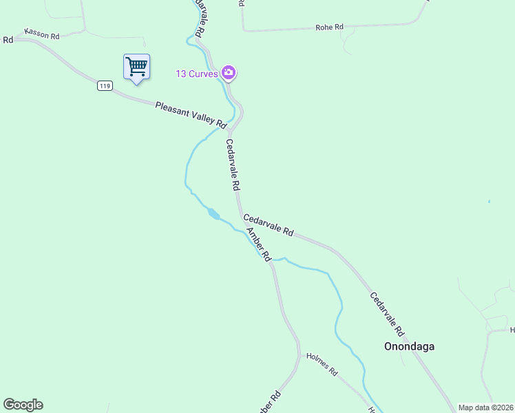 map of restaurants, bars, coffee shops, grocery stores, and more near 3801-4053 County Road 42 in Syracuse