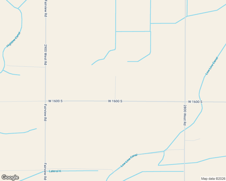 map of restaurants, bars, coffee shops, grocery stores, and more near 2850 West 1600 South in Aberdeen