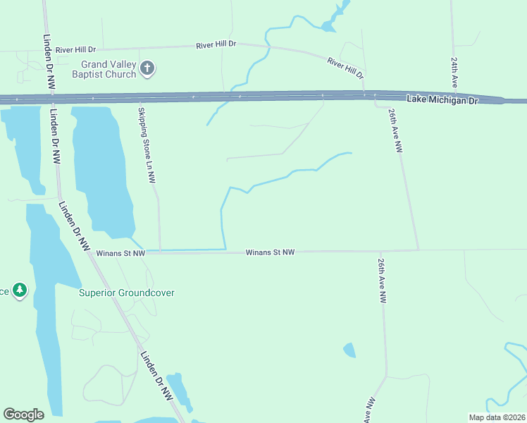 map of restaurants, bars, coffee shops, grocery stores, and more near 2769 Winans Street Northwest in Grand Rapids