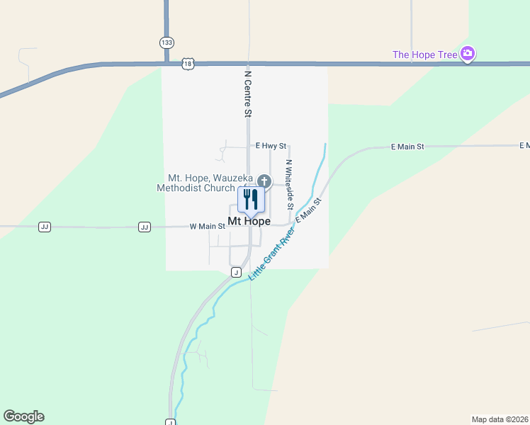 map of restaurants, bars, coffee shops, grocery stores, and more near 115 Aarlocker Street in Mount Hope