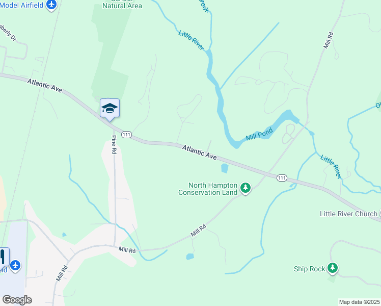 map of restaurants, bars, coffee shops, grocery stores, and more near 158 Atlantic Avenue in North Hampton