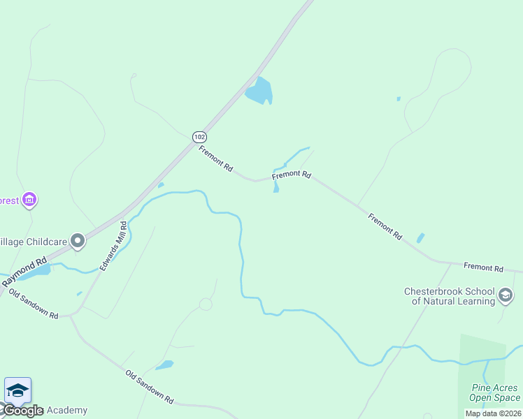 map of restaurants, bars, coffee shops, grocery stores, and more near 46 Fremont Road in Chester