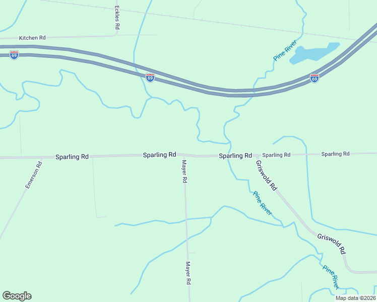 map of restaurants, bars, coffee shops, grocery stores, and more near 7510 Sparling Road in Goodells