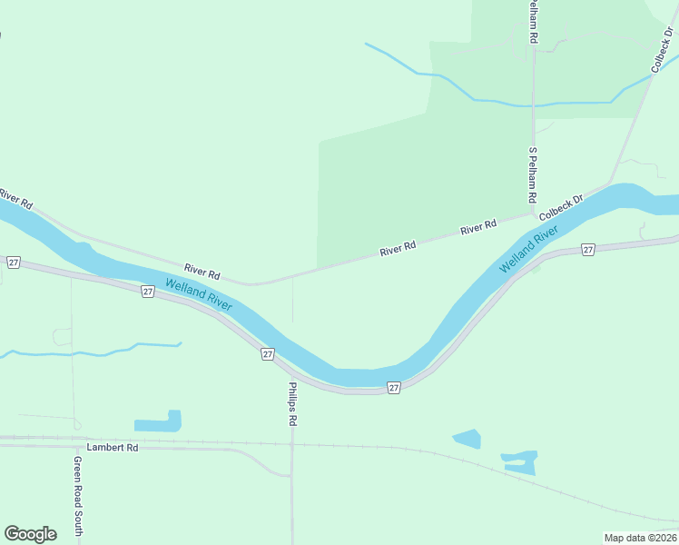 map of restaurants, bars, coffee shops, grocery stores, and more near 128 River Road in Welland