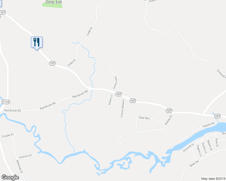 map of restaurants, bars, coffee shops, grocery stores, and more near 39 Susans Way in Fremont