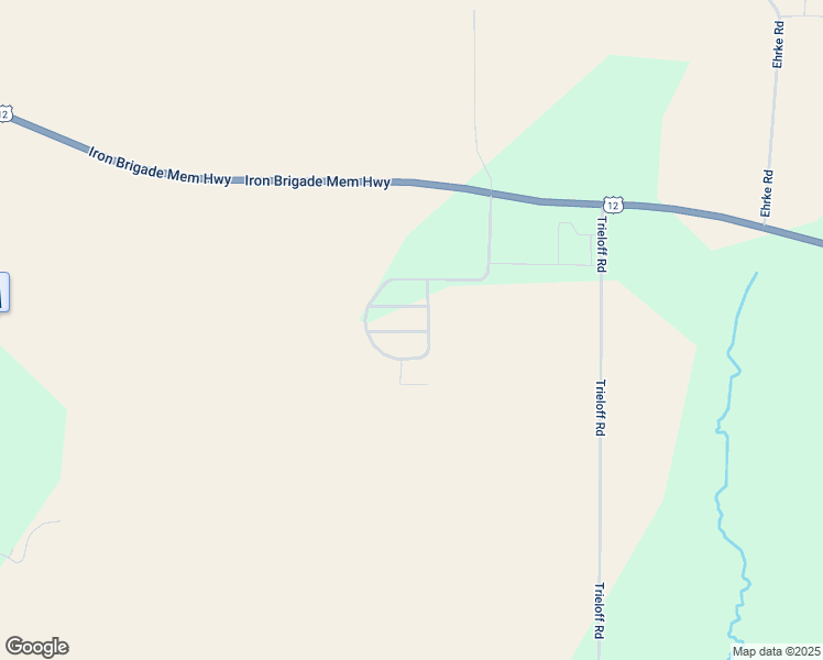 map of restaurants, bars, coffee shops, grocery stores, and more near N3525 Trieloff Road in Fort Atkinson