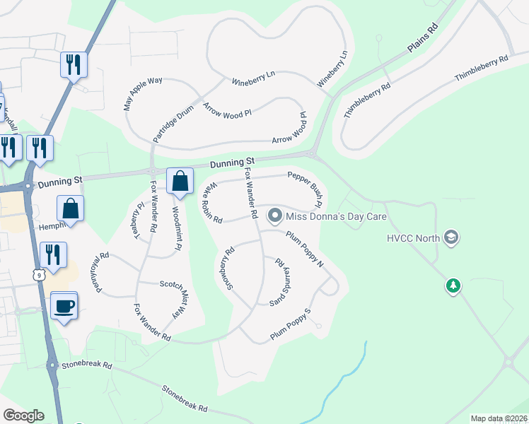 map of restaurants, bars, coffee shops, grocery stores, and more near 1 Pepper Bush Place in Ballston Spa