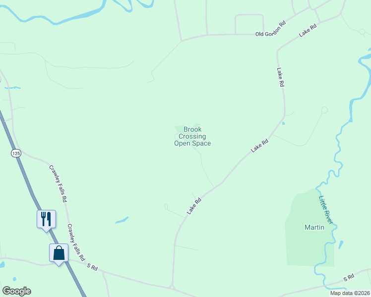 map of restaurants, bars, coffee shops, grocery stores, and more near 32 Brook Crossing in Brentwood