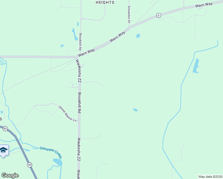 map of restaurants, bars, coffee shops, grocery stores, and more near W303S4092 Hamilton Drive in Waukesha