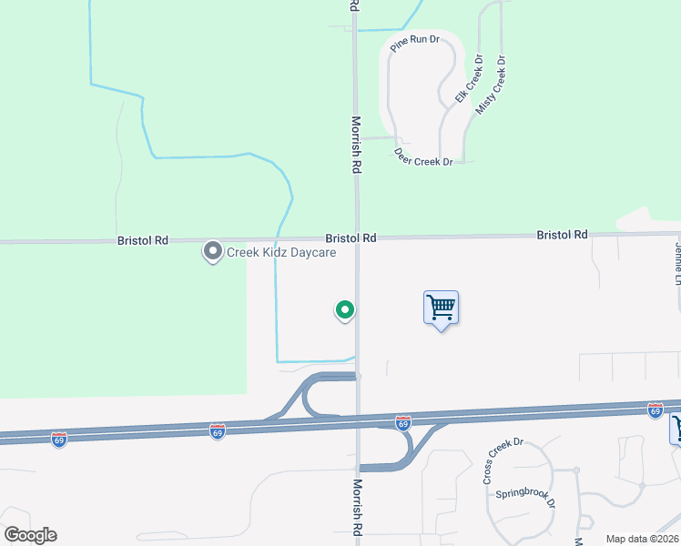 map of restaurants, bars, coffee shops, grocery stores, and more near 4048 Morrish Road in Swartz Creek