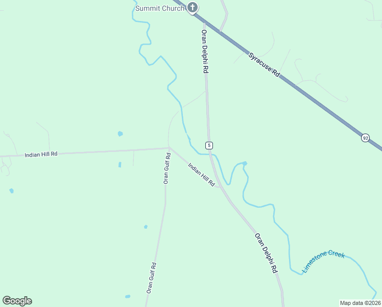 map of restaurants, bars, coffee shops, grocery stores, and more near 8559 Indian Hill Rd in Manlius