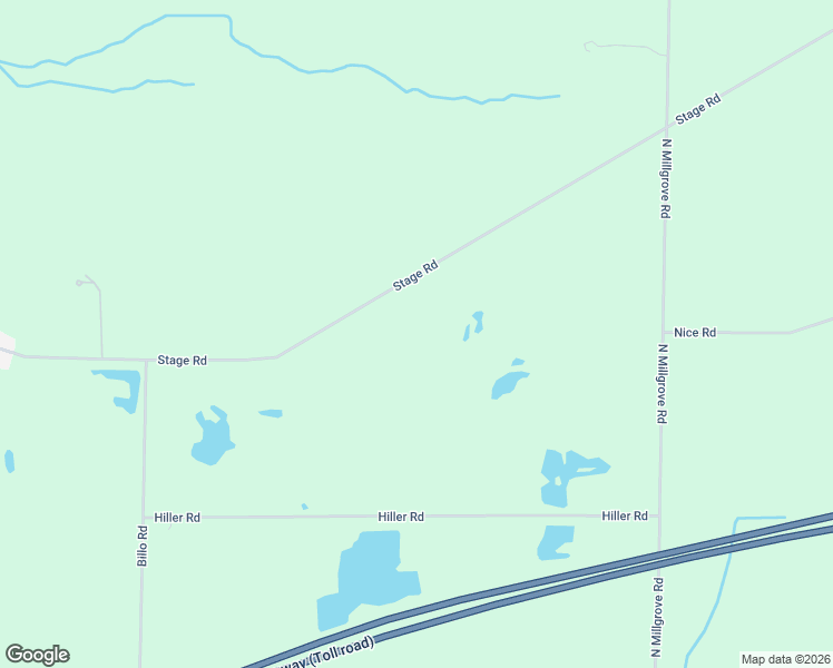 map of restaurants, bars, coffee shops, grocery stores, and more near 11355 Stage Road in Akron