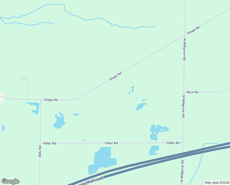 map of restaurants, bars, coffee shops, grocery stores, and more near 11355 Stage Rd in Akron