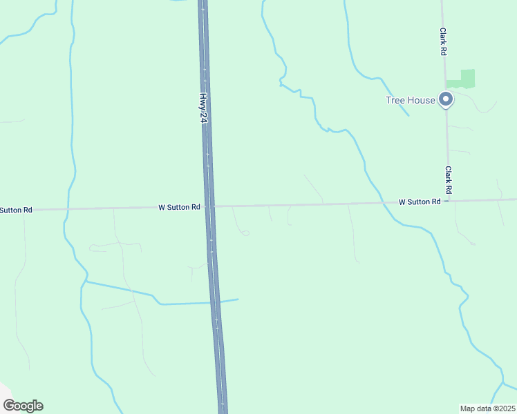 map of restaurants, bars, coffee shops, grocery stores, and more near 869 West Sutton Road in Metamora