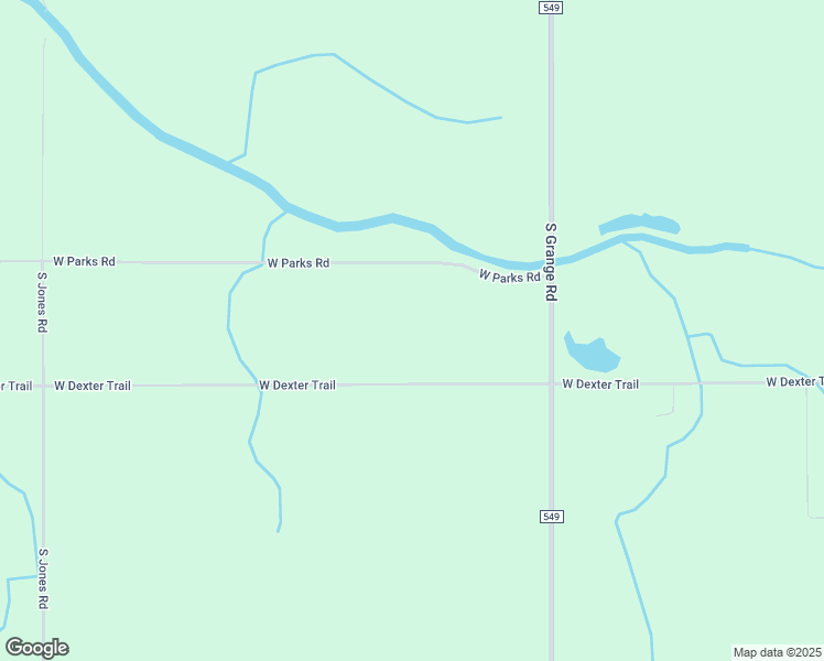 map of restaurants, bars, coffee shops, grocery stores, and more near 14300 West Dexter Trail in Westphalia