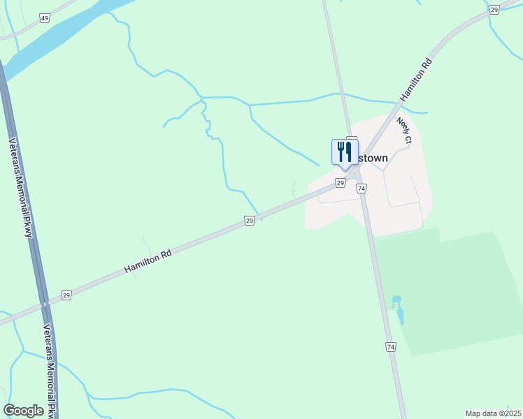 map of restaurants, bars, coffee shops, grocery stores, and more near 2264 Hamilton Road in London