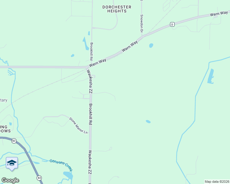 map of restaurants, bars, coffee shops, grocery stores, and more near W303S4092 Hamilton Drive in Waukesha